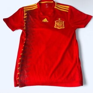 Vintage 2018 Spain National Team Andrés Iniesta Jersey